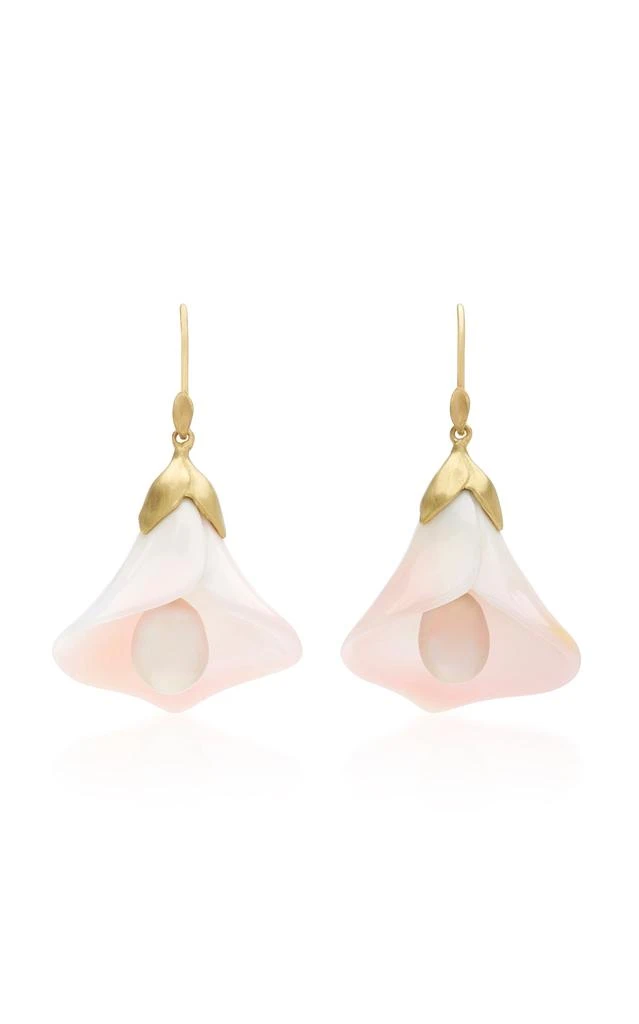 Annette Ferdinandsen Annette Ferdinandsen - 18K Gold; Pearl And Conch Earrings - Gold - OS - Moda Operandi - Gifts For Her 1
