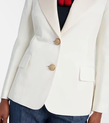 Valentino Cotton and linen blazer 5