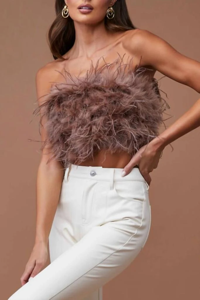LaMarque Lamarque - Zaina Feather Bustier 1