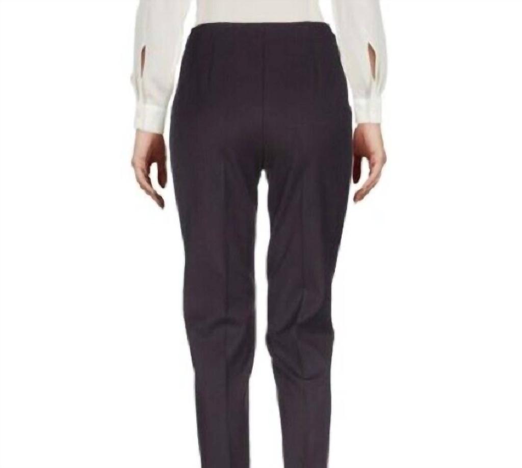 Piazza Sempione Piazza Sempione - Wool Straight Leg Ankle Crop Pant