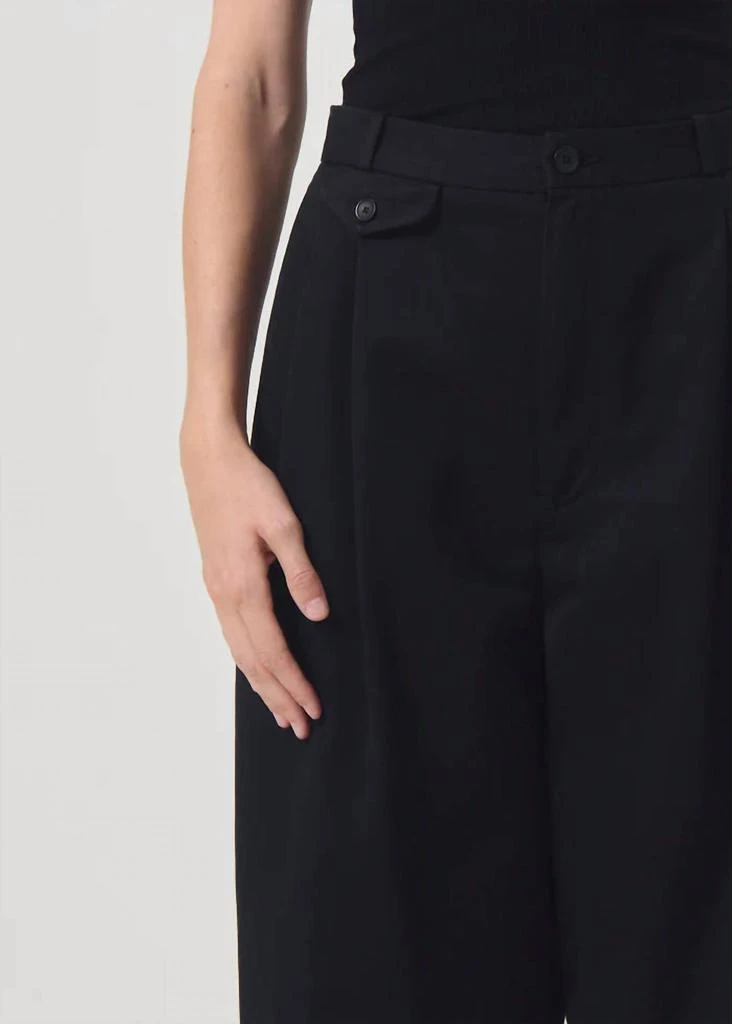 AGOLDE Becker Baggy Fit Chino Pants In Black 4