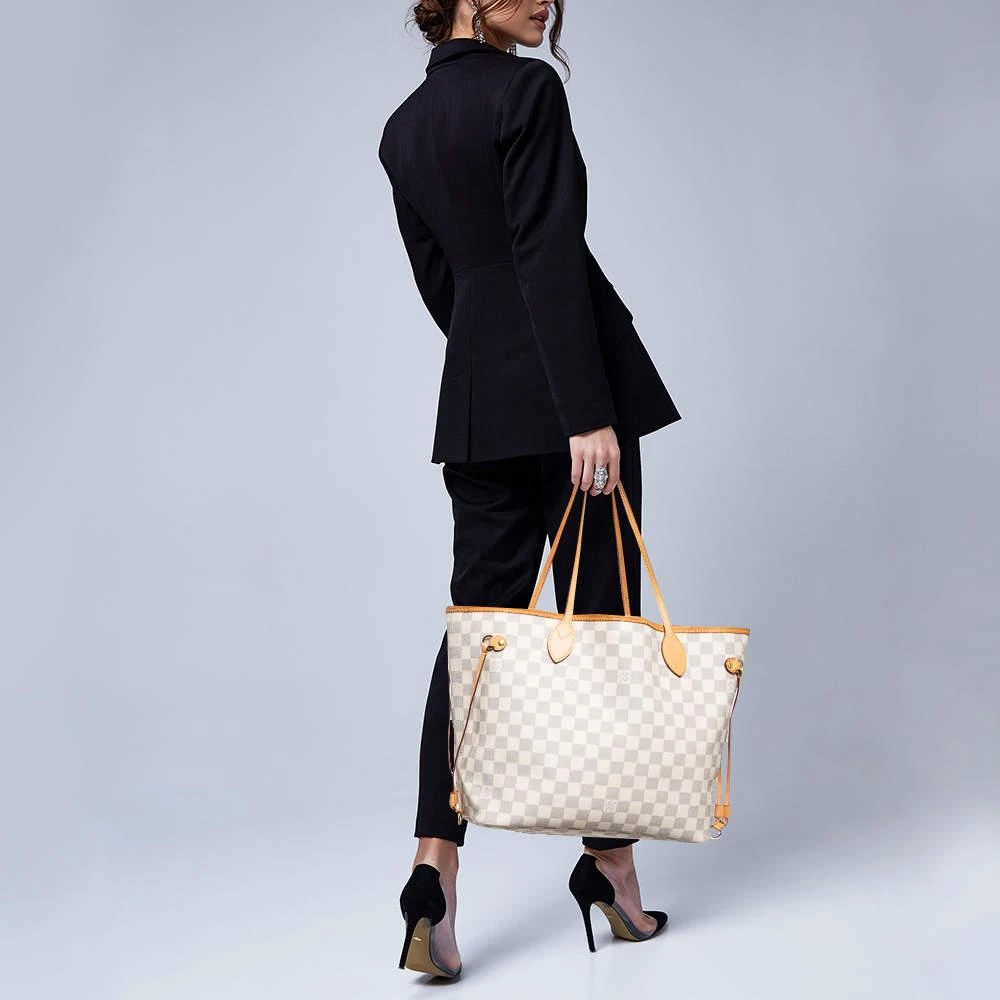 Louis Vuitton Louis Vuitton Damier Azur Canvas Neverfull MM Bag 2