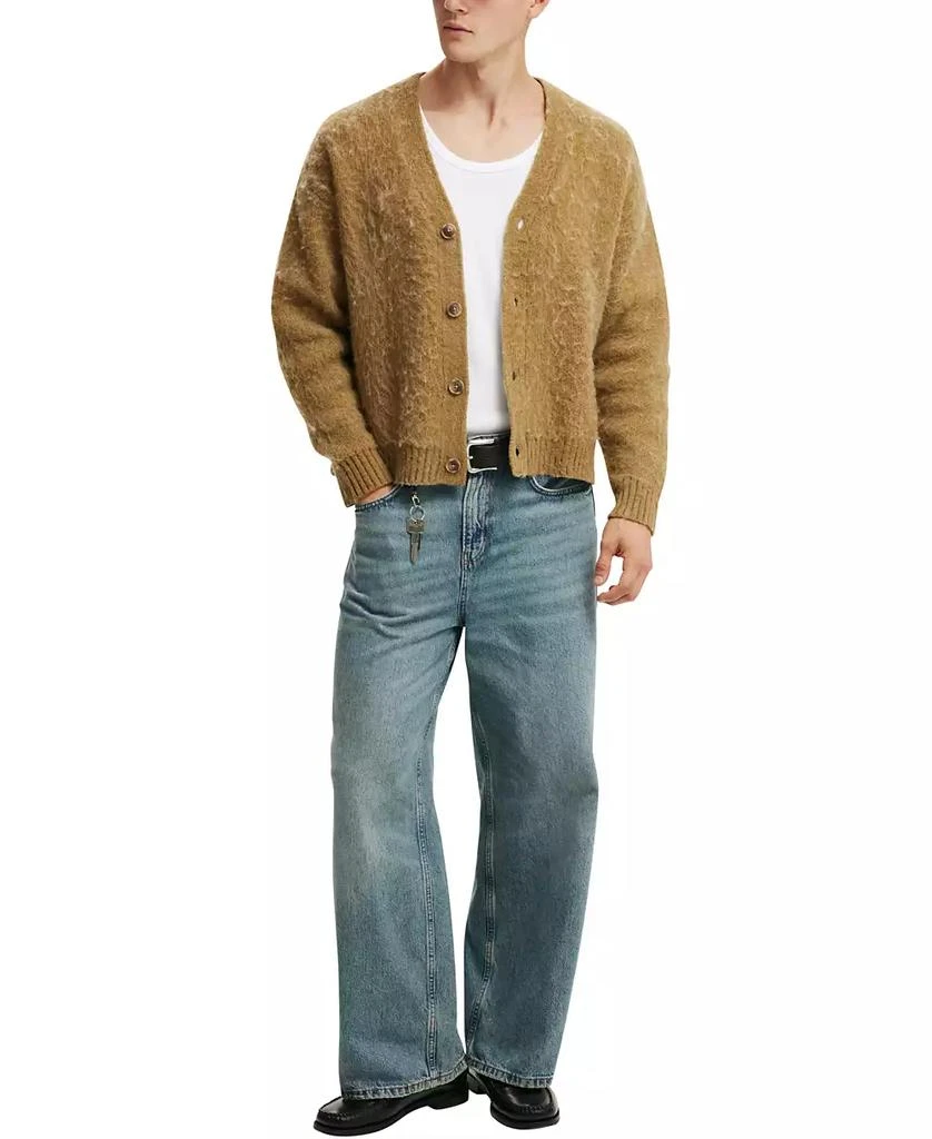 Cotton On Men's Cropped Cardigan Sweater 2