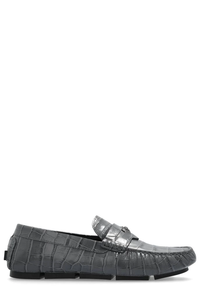 Shop Versace Driver Medusa Biggie Loafers on Sale at  display picture 1