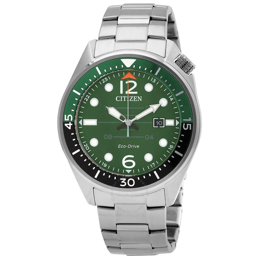 Citizen Eco-Drive Green Dial Men's Watch AW1715-86X 1