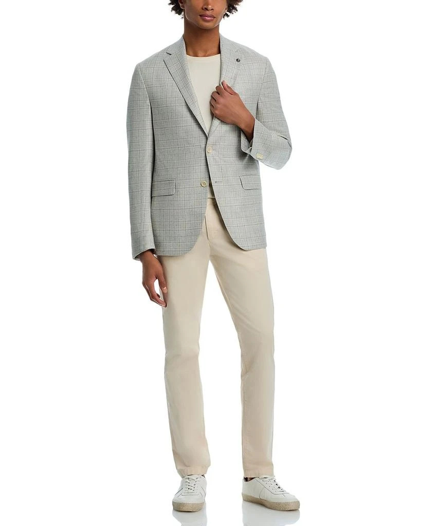 Jack Victor Silk & Wool Plaid Regular Fit Sport Coat 2