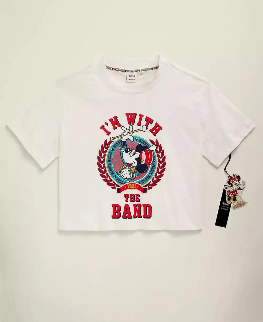 Disney | Macy's Women's Minnie Majorette Cotton Graphic Tee, Created for Macy's 3
