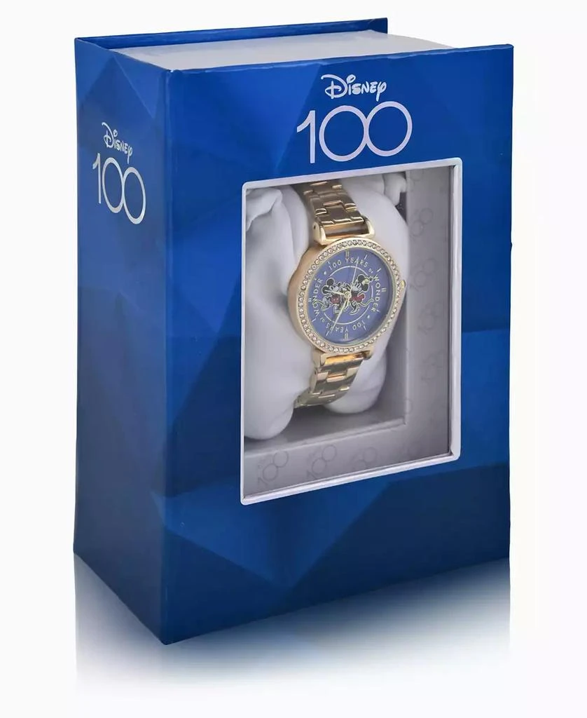 Accutime Unisex Disney 100th Anniversary Gold-Tone Alloy Watch 4