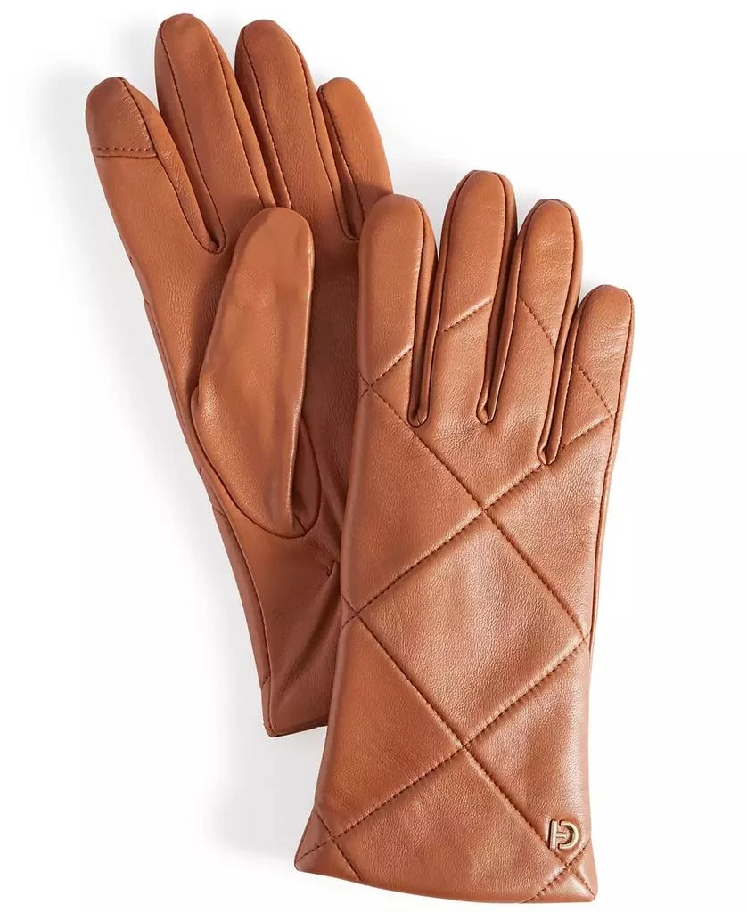 Cole Haan Women's Quilted Leather Gloves 1