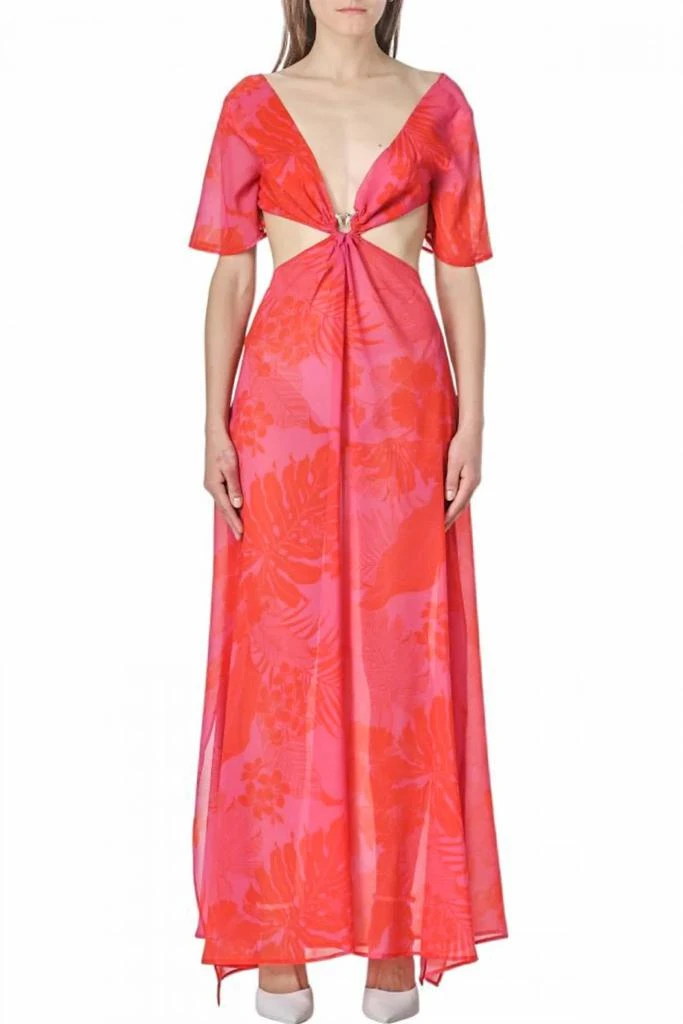 open lace back dress Pinko