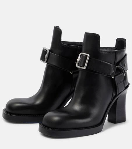 Burberry Stirrup leather ankle boots 5