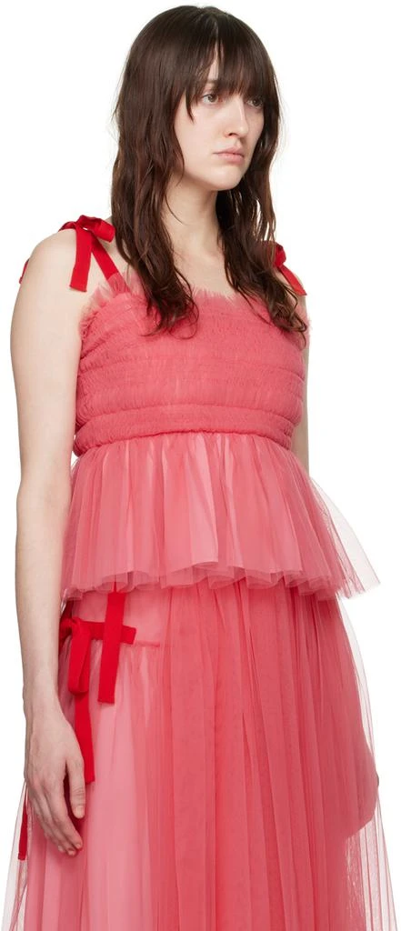Molly Goddard Pink Lydia Tank Top 2