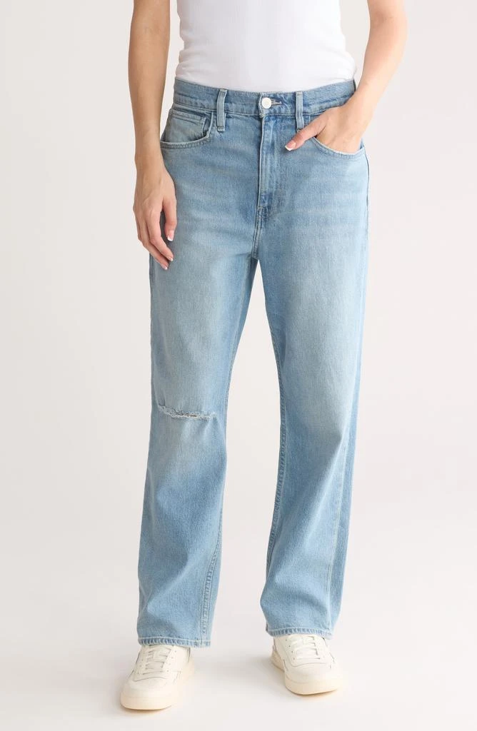 Hudson High Waist Straight Leg Jeans 1