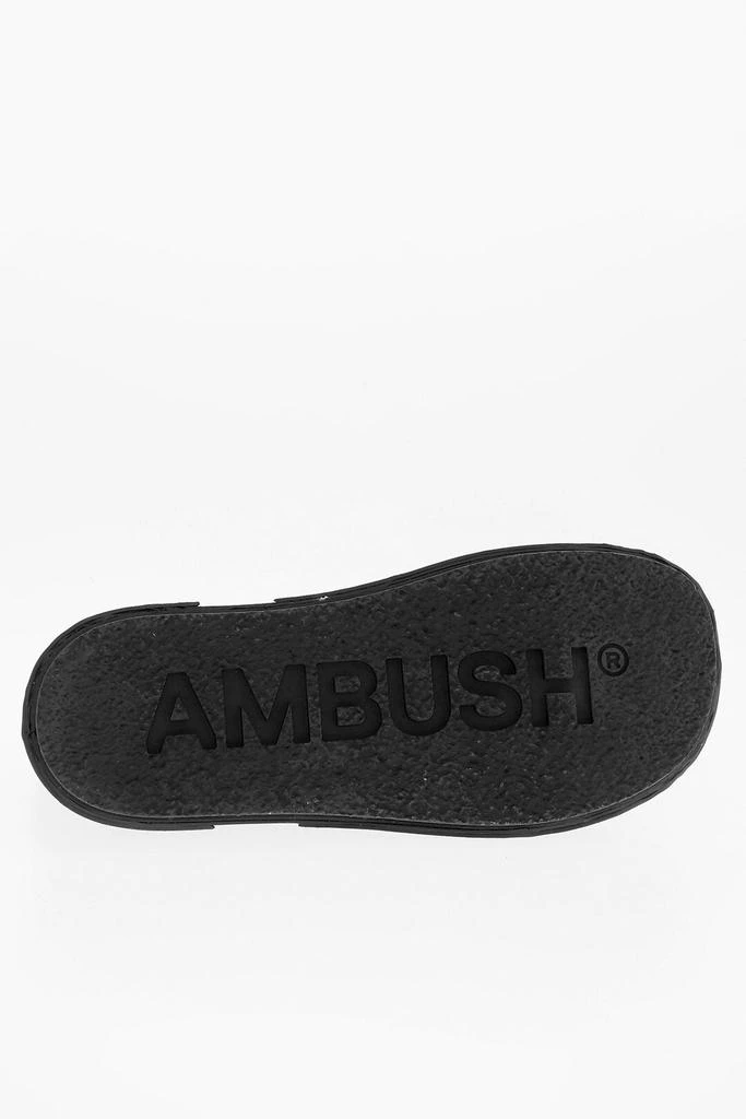 Ambush Ambush Solid Color Leather and Rubber Low-Top Sneakers 5