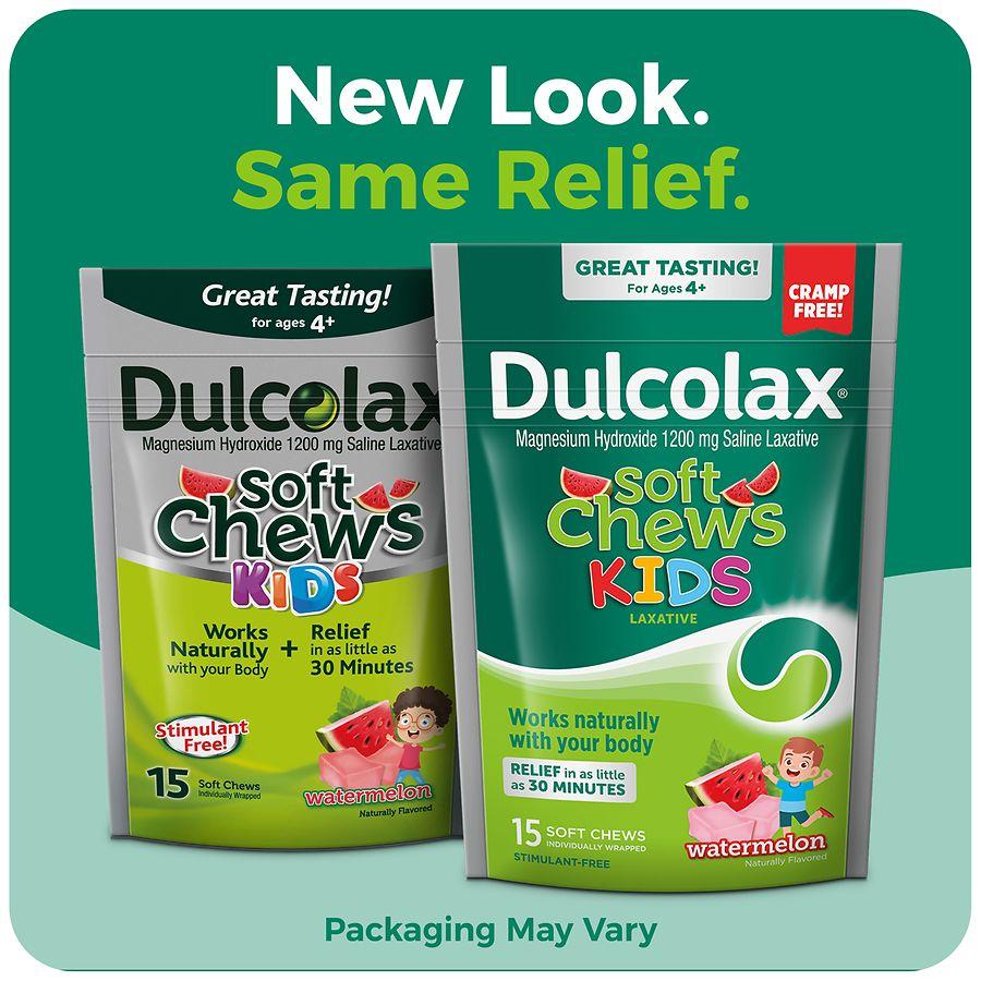 Dulcolax Kids Saline Laxative Soft Chews Watermelon