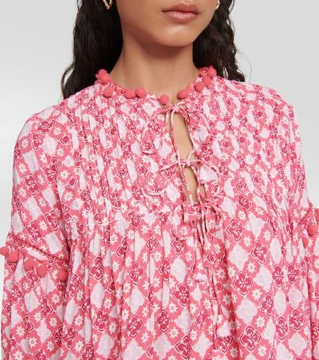 Poupette St Barth Clara printed blouse 4