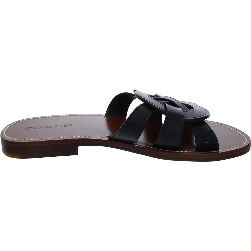 Coach Issa Womens Leather Slip On Flip-Flops 2