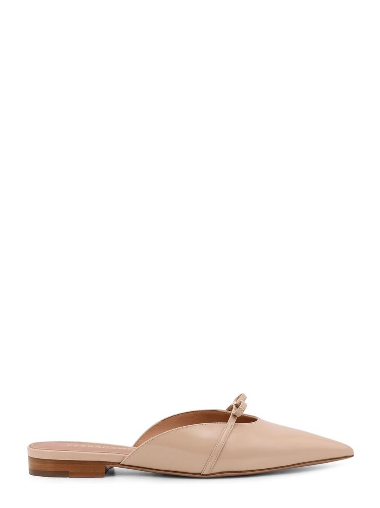 サンダル・ミュール FERRAGAMO Giulye patent leather mule Beige Salvatore Ferragamo Giulye Patent Leather Mule - Slippers