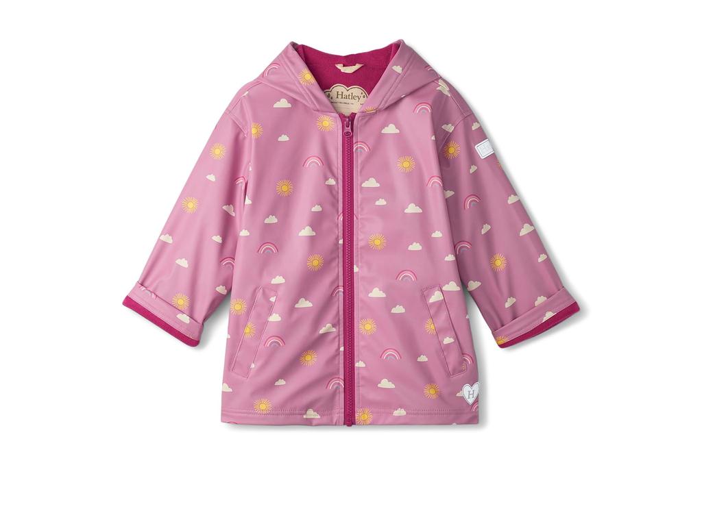 Hatley Kids Sun Charms Zip-Up Rain Jacket (Toddler/Little Kid/Big Kid)