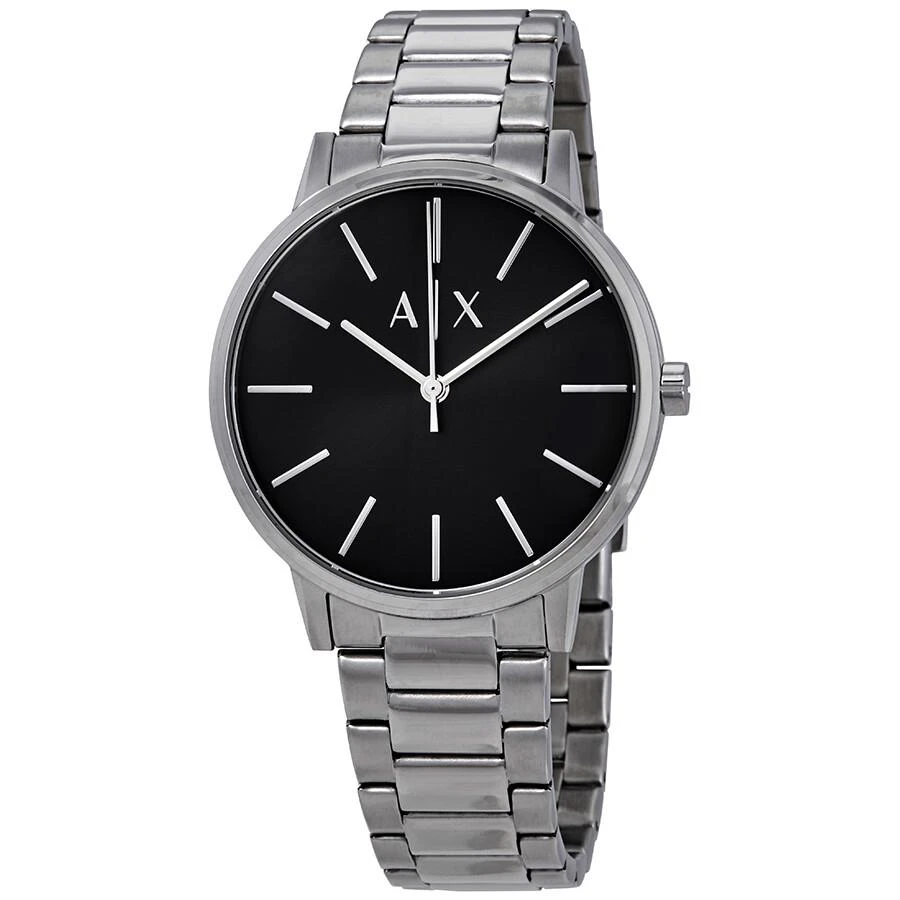 Armani Exchange Open Box - Armani Exchange Cayde Black Dial Men's Watch AX2700 1