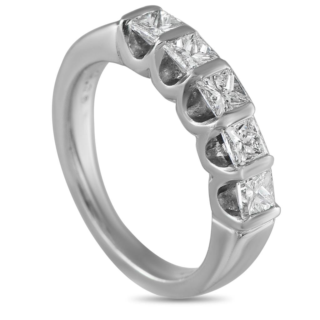 LB Exclusive Platinum 1.25ct Diamond 5-Stone Ring MF07-052825
