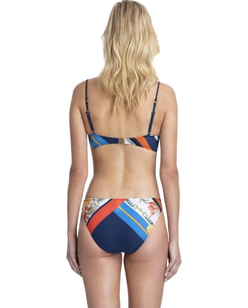 Gottex Bandeau Push Up Underwire Bikini Top With Matching Bikini Bottom In Got Fleur 2