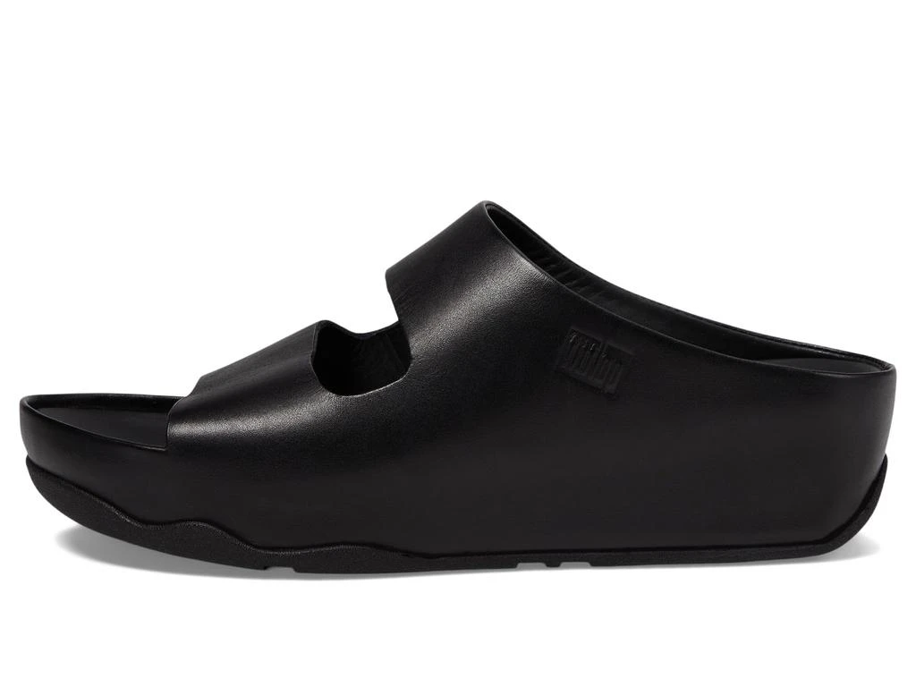 FitFlop Shuv Two-Bar Leather Slides 4
