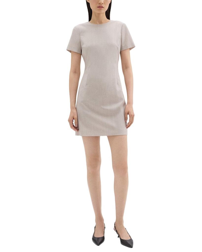 Theory Theory Jatinn Wool-Blend Mini Dress