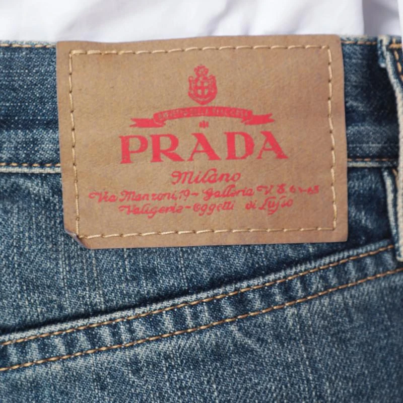 Prada Jeans in washed blue denim 5