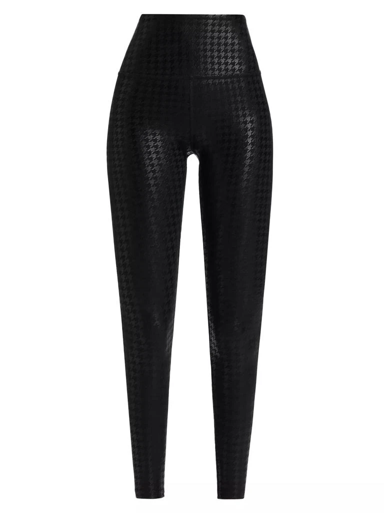 Beyond yoga Caught In The Midi Houndstooth High-Waist Leggings 1