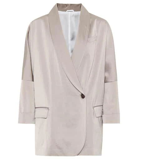 Brunello Cucinelli Satin blazer 1