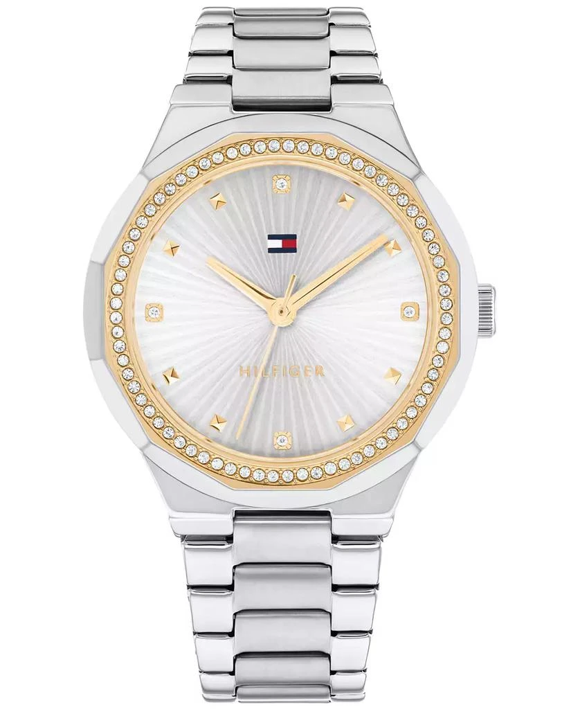 Tommy Hilfiger Women's Quartz Silver-Tone Stainless Steel Watch 36mm 1