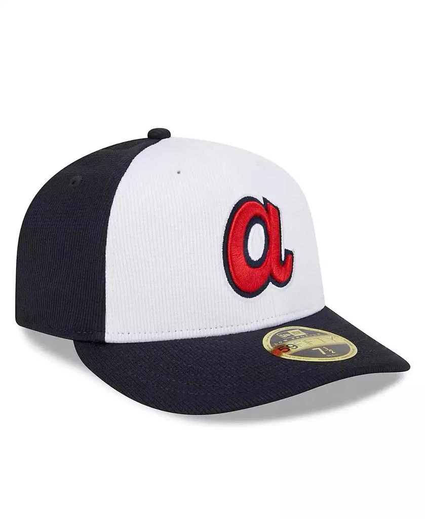 New Era Men's White Atlanta Braves 2024 Batting Practice Low Profile 59FIFTY Fitted Hat 3