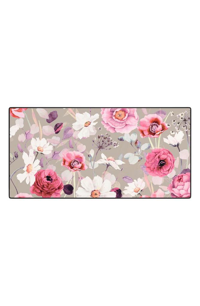 DENY Designs Marta Barragan Camarasa Pink Desk Mat