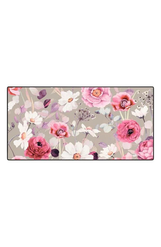 DENY Designs Marta Barragan Camarasa Pink Desk Mat 1