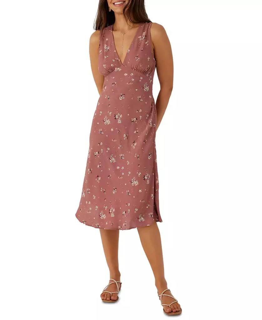 O'Neill Juniors' Lynn Sleeveless Floral Midi Dress 3