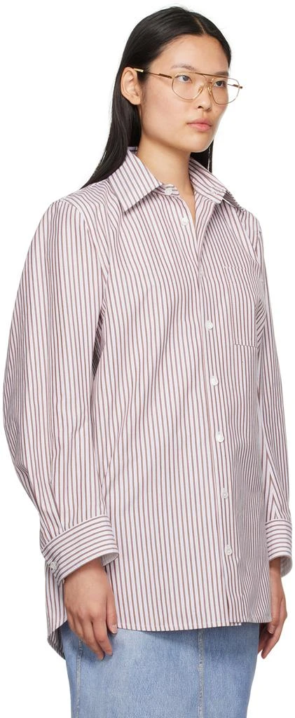 Bottega Veneta Brown Striped Shirt 2