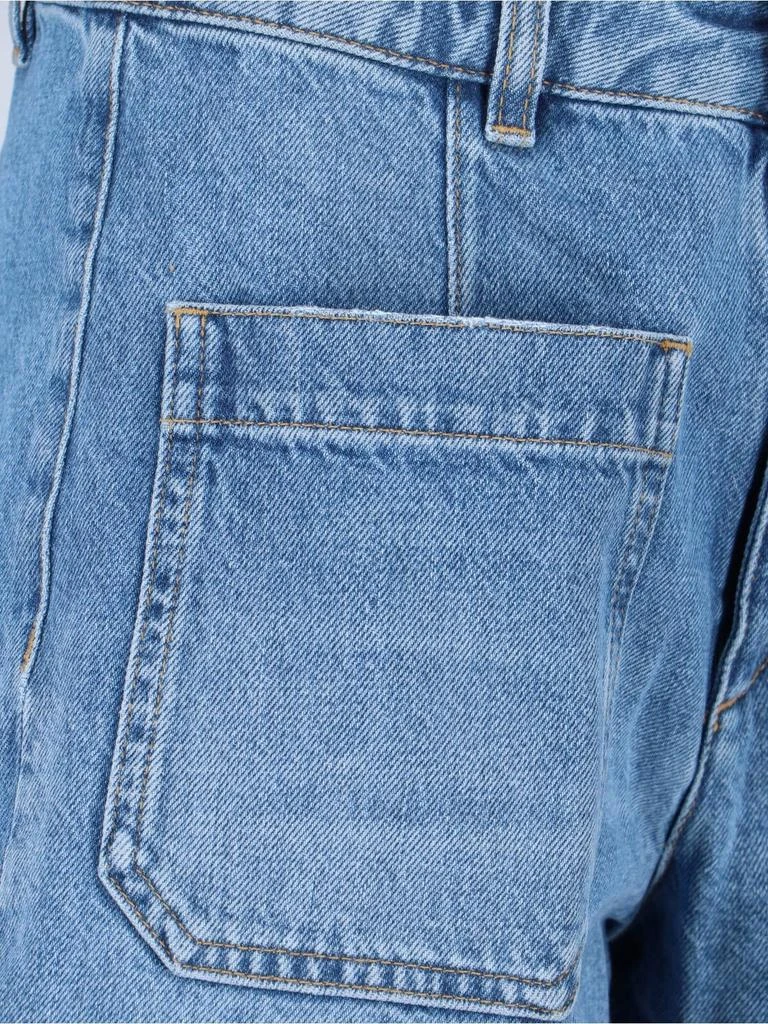 The Seafarer The Seafarer Patch-Pocket Denim Shorts 5