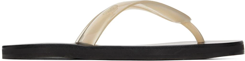 ANCIENT GREEK SANDALS Off-White Saionara Jelly Flip-Flops 1