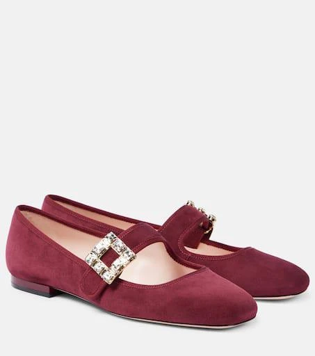 Roger Vivier Très Vivier Babies suede Mary Jane flats 1