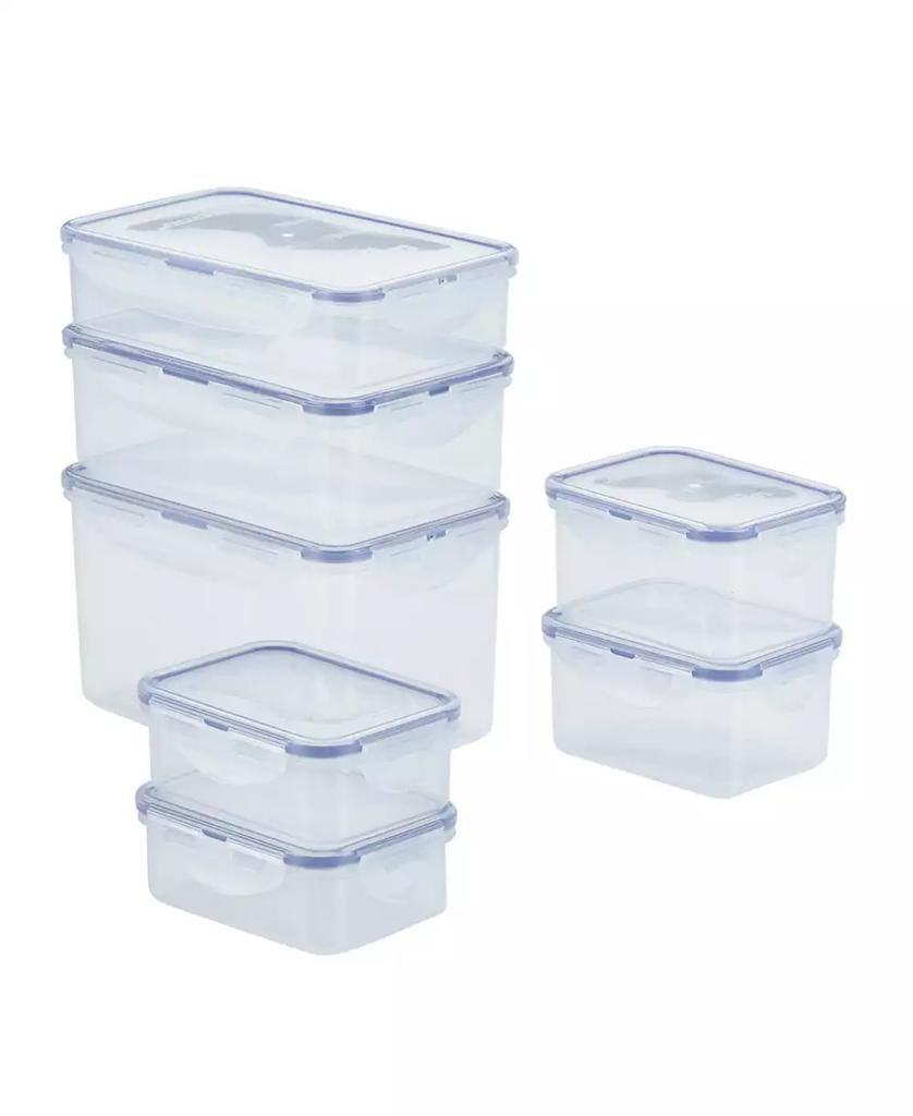 Lock & Lock Easy Essentials Rectangular 14-Pc. Food Storage Container Set