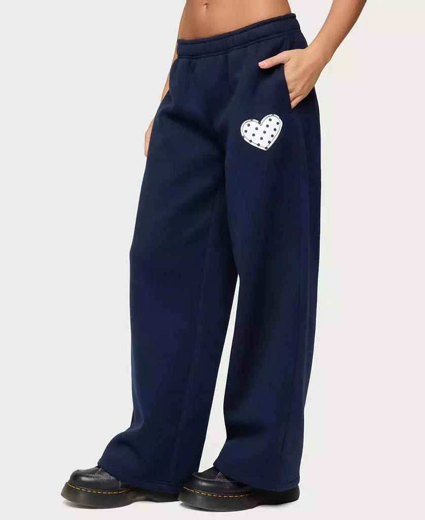 Edikted Women's I Heart London Sweatpants 4