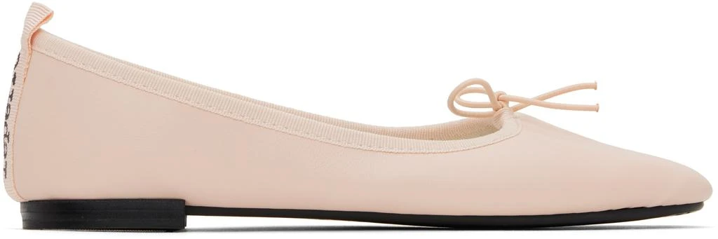Repetto Pink Garance Square Toe Ballerina Flats 1