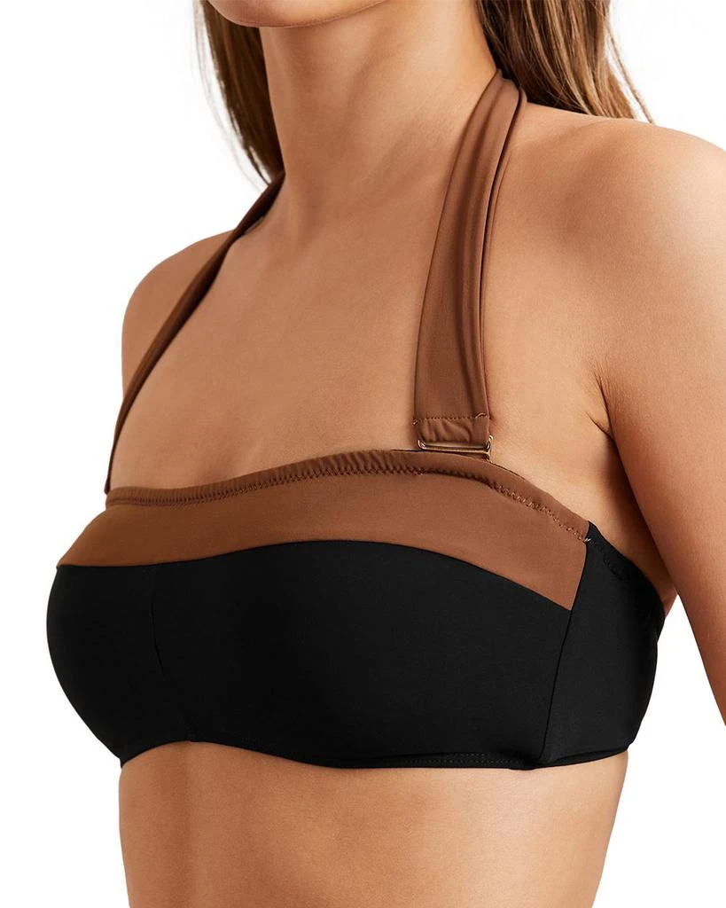 REISS Nala Contrast Trim Bikini Top 4