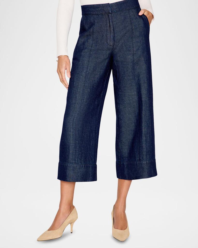 Brochu Walker Odele Cropped Straight-Leg Denim Pants