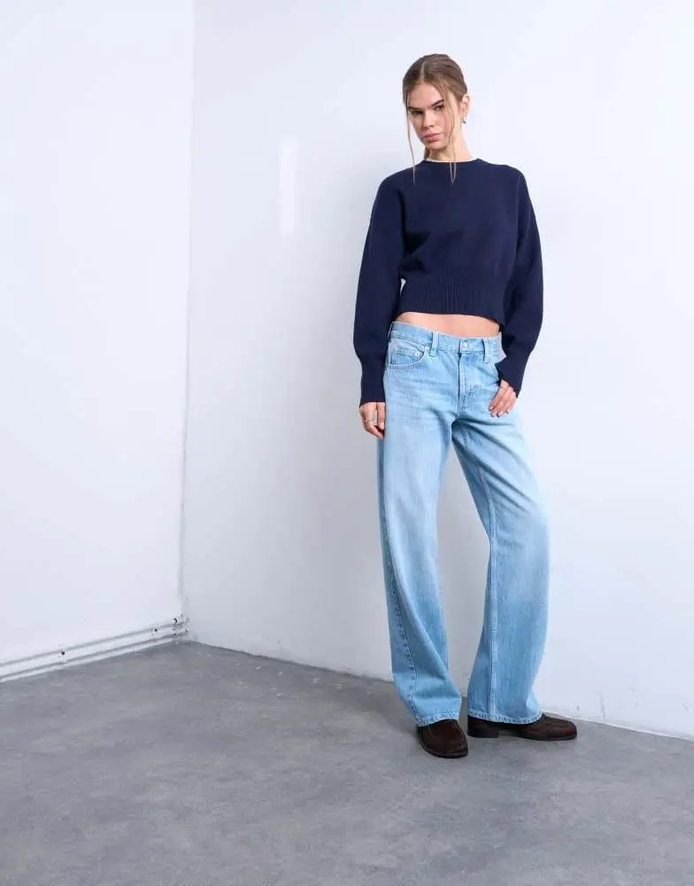 Topshop Topshop Ember low rise straight jean in bleach 3