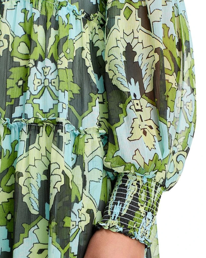 Cinq à Sept Damask Rika Paisley Smocked Tent Dress 6