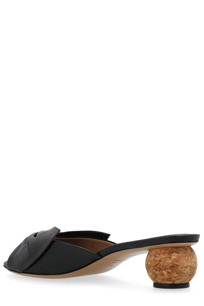 Salvatore Ferragamo Ferragamo Spherical Heel Bow Slides 3