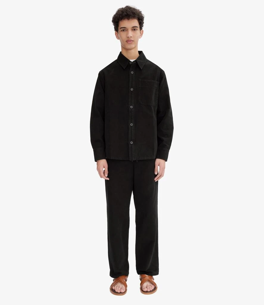 A.P.C. Basile Brodée Poitrine overshirt 4