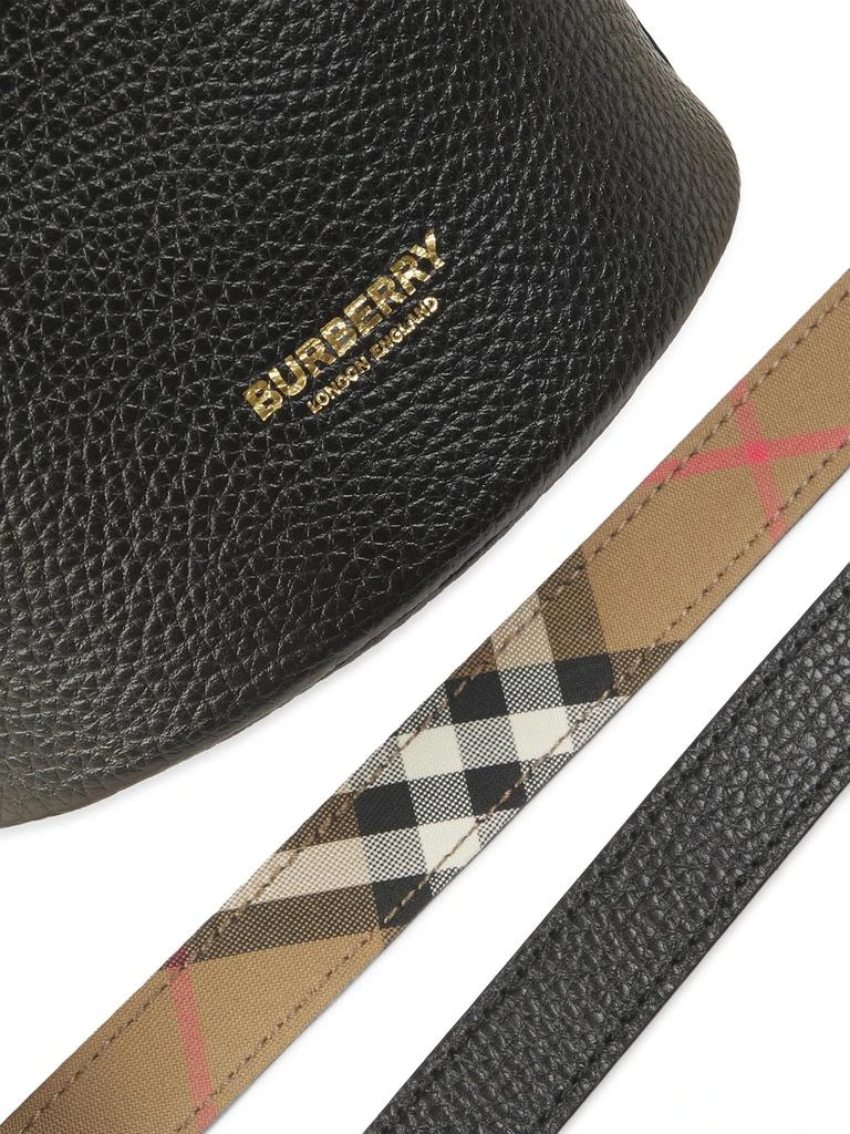 Burberry Logo Leather Bucket Bag 5